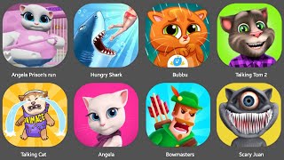 ANGELA PRISON RUNHUNGGY SHARKTALKING TOM 2BOMASTERTALKING CATBUBBUBOMASTERSCARY JUANANGELA [upl. by Reace]