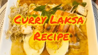 Cooking Curry Laksa  Vlog 17 [upl. by Karena]