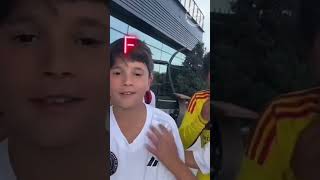 Mateo Messi jugando con sus compañeros de Inter Miami el hijo de Leo y Anto [upl. by Nelyak697]