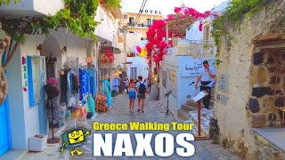 Naxos Town Chora  Naxos Island  Greece 4K Walking Tour  May 2024 [upl. by Risan]