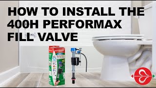 Fix a Slow Filling Toilet by Installing Fluidmasters 400H PerforMAX Fill Valve [upl. by Ynttirb]