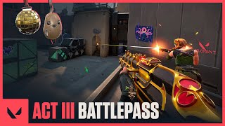 Act III Battlepass Trailer  VALORANT [upl. by Moynahan595]