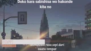 Kimi no na wa Your name RADWIMPS  Nandemonaiya With lyrics and sub indo [upl. by Ikilisav683]