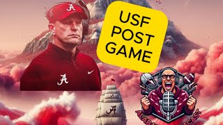 ALABAMA FOOTBALL COACH DEBOER USF POST GAME alabamafootball rolltide alabamacrimsontide rtr [upl. by Yelime28]