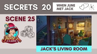 June’s Journey  Secrets 20  When June Met Jack  Scene 25  Jack’s Living Room Word Mode [upl. by Kandace]