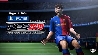 PES 2010 PS3 In 2024 [upl. by Attikin]