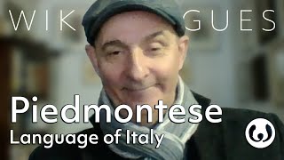 Italys Piedmontese language casually spoken  Giorgio speaking Piedmontese  Wikitongues [upl. by Eittak817]