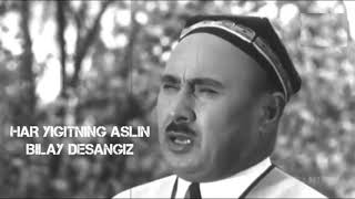 Komiljon Otaniyozov Har yigitning Aslin Bilay Desangiz [upl. by Aketal347]