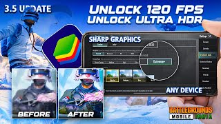 HOW TO ENABLE 120 FPS IN BGMI  GET ULTRA HDR GRAPHICS  120 FPS IN BGMI 35 UPDATE [upl. by Nahtannoj290]