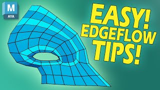 Retopology With Good Edge Flow  Maya [upl. by Kinnard442]