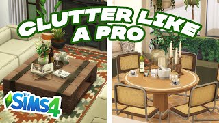 How to decorate with clutter realistically tutorial  Red Shelf Mod  TOOL Mod  The Sims 4 [upl. by Puklich]