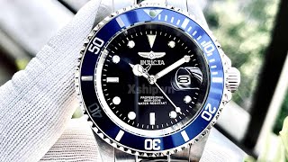 Xshipvn Invicta Pro Diver Blue Dial Stainless Steel 40 mm Men Watch 26971 [upl. by Eikkin]