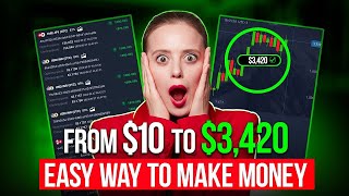 BINARY OPTIONS NEW STRATEGY  Earning 3420 in 9 Minutes A Beginners Trading Guide [upl. by Iliram956]