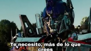 Transformers si tuviera buenos diálogos y efectos de sonidooptimus prime vs megatron [upl. by Lorain]