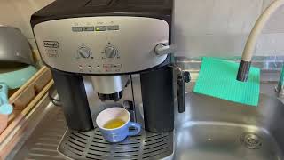 How to descale Delonghi Coffee machine  Caffe Corso Automatic  ESAM2800 [upl. by Tisbee237]