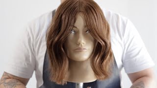 THE PERFECT Lob Haircut Tutorial [upl. by Leavitt]