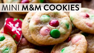 Mini MampM Cookies  Sallys Baking Recipes [upl. by Mccowyn]