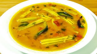 Drumstick Dal  Munakkaya Pappu Charu Recipe सहजन की दालమునక్కాయ పప్పుచారు [upl. by Etsyrk249]