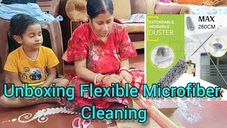 Unboxing video 3 in 1 duster  Flexible Microfiber Cleaning  Micro Fiber Duster unboxing [upl. by Yllim]