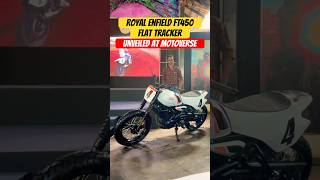 Royal Enfield FT450 Flat Tracker Unveiled at Motoverse 2024  BikeWale shorts motoverse2024 [upl. by Ahab457]