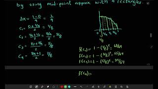 Numerical Integration Midpoint Approximation [upl. by Eipper509]