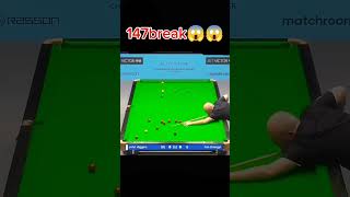 John Higgins 147 break 😱😱snookers  shorts [upl. by Sisile]