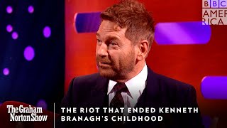 The Riot That Ended Kenneth Branagh’s Childhood 👦 Graham Norton Show  Fri  BBC America [upl. by Nylsej]