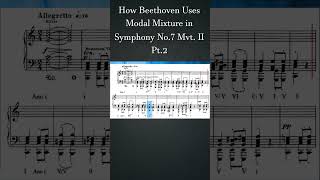 How Beethoven Uses Modal Mixture in Symphony No 7 Mvt II Pt2  How Composers Use Series [upl. by Adnamaa775]