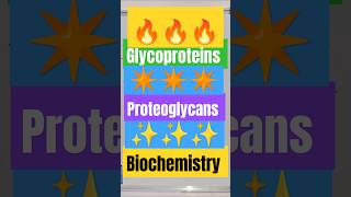 proteoglycans and glycoproteins glycoprotein glycosaminoglycans shorts trending ytshorts [upl. by Granniah]