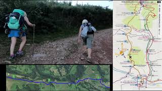 Stage 1 St Jean Pied de Port to Roncesvalles Napoleon Route [upl. by Airec]