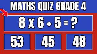 🚀 4th Grade Math Mastery Ultimate Quiz Challenge [upl. by Nawiat522]