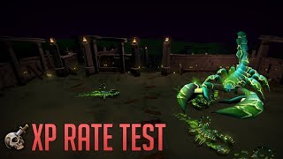 Runescape 3 Slayer XP Rate test  Corrupted Scorpions [upl. by Damas910]