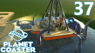 Planet Coaster ALPHA  Part 37  SPOOKY SEA MONSTER [upl. by Boleslaw60]