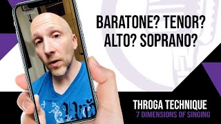 Are You A Baritone Tenor Alto Soprano  Vocal Tips for Singers [upl. by Mayman]