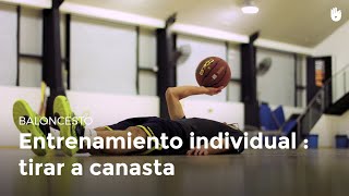 Entrenamiento individual tiro a canasta  Baloncesto [upl. by Chase]