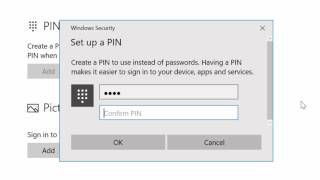 How To Set A Windows 10 Pin Code [upl. by Aik854]