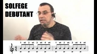 Solfège débutant guitare piano  cours et leçon [upl. by Kisor]