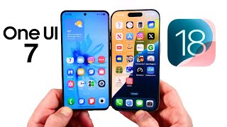 One UI 7 vs iOS 18 Speed Test [upl. by Boehmer]