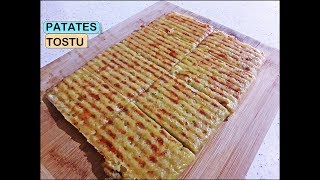 Pratik 3 Malzemeli PATATES TOSTU Tarifi  Kahvaltılık Nefis Lezzet [upl. by Aisatsana]