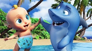 Tubarão Bebê Baby Shark  Músicas Infantis  O Reino Infantil [upl. by Nnybor222]