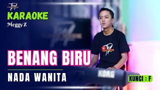 BENANG BIRU KARAOKE  NADA WANITA [upl. by Akoyin]