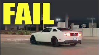 How Not To Leave a Car Meet Fails amp Cops [upl. by Grail]