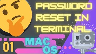 How to reset the password on a Mac with Terminal  Intel MacBook  [upl. by Eyllek]