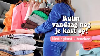 Ruim je kledingkast op en organiseer je kleding  doe mee Februari 2023  Beautygloss [upl. by Eetnwahs]