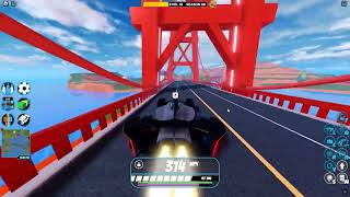 Scorpion speed test on the jailbreak map  Roblox Jailbreak [upl. by Greerson]