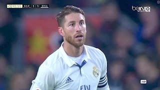 Sergio Ramos vs Barcelona A 720p HD 031216 by Real MadridUniverse [upl. by Kermit662]