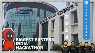 STATUS CODE 1  BIGGEST EASTERN INDIA HACKATHON ORGANISED BY iiitkalyani AT iiserkolkata [upl. by Cida132]