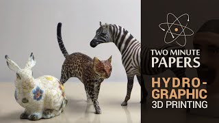 Hydrographic Printing  Two Minute Papers 7 [upl. by Nivart]