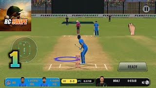 Real Cricket Swipe Gameplay Walkthrough Part 1 Android [upl. by Doherty]