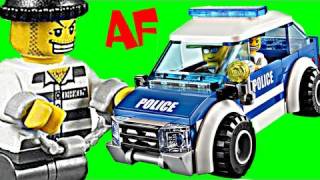 Lego City POLICE PATROL CAR 4436 Stop Motion Build Review [upl. by Naraa230]